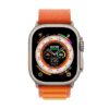 Apple Watch Ultra [GPS + Cellular 49 mm] smart watch w/Rugged Titanium Case & Orange Alpine Loop - Small. Fitness Tracker, Precision GPS, Action Button, Extra-Long BatteryLife, Brighter Retina Display
