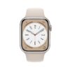 Apple Watch Series 8 [GPS 41 mm] Smart Watch w/Starlight Aluminium Case with Starlight Sport Band. Fitness Tracker, Blood Oxygen & ECG Apps, Always-On Retina Display, Water Resistant