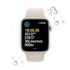 Apple Watch SE (2nd Gen) [GPS 44 mm] Smart Watch w/Starlight Aluminium Case & Starllight Sport Band. Fitness & Sleep Tracker, Crash Detection, Heart Rate Monitor, Retina Display, Water Resistant