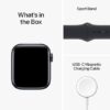 Apple Watch SE (2nd Gen) [GPS 40 mm] Smart Watch w/Midnight Aluminium Case & Midnight Sport Band. Fitness & Sleep Tracker, Crash Detection, Heart Rate Monitor, Retina Display, Water Resistant