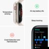 Apple Watch Series 8 41 mm Silver Aluminum Case with White Sport Band (GPS + Cellular)
