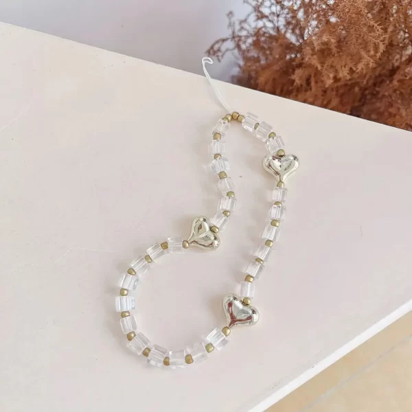 Sparkling Heart Charms