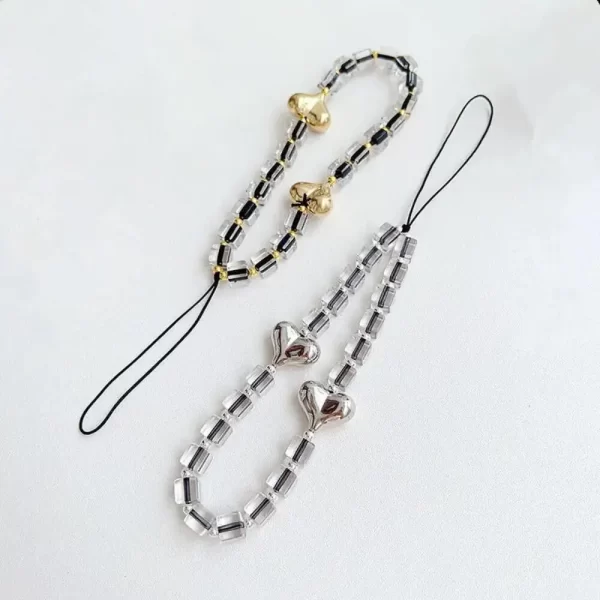 Sparkling Heart Charms